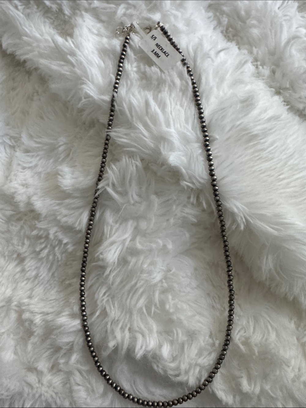 Native made 925 pearl Bead Necklace - Classic Women Jewelry